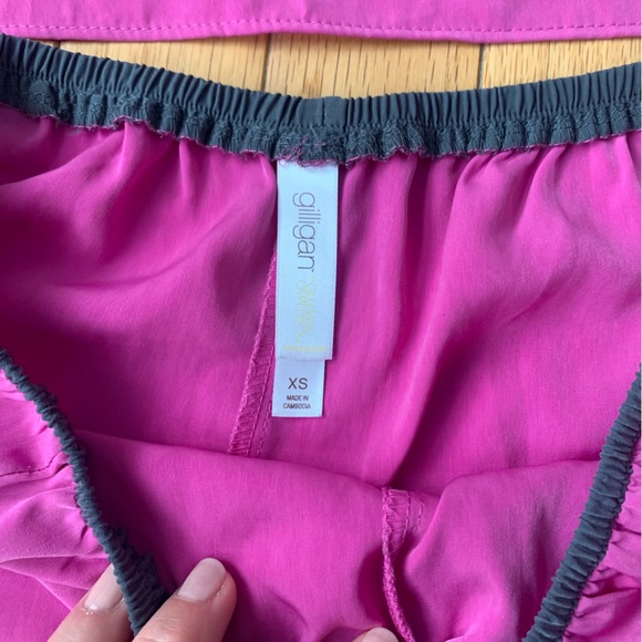 Washable silk sleep set. Shorts and cami - Picture 2 of 3